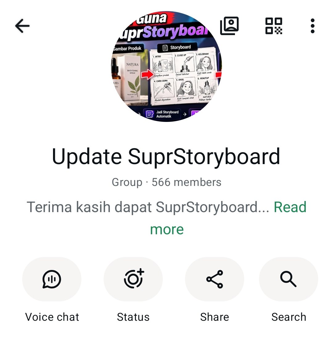 Group Update SuprStoryboard - 566 members